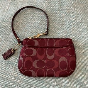 Coach Logo Small Wristlet.